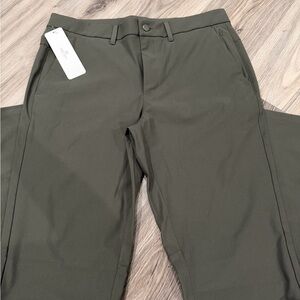 Crz Yoga Men's Olive Green Performance Pants